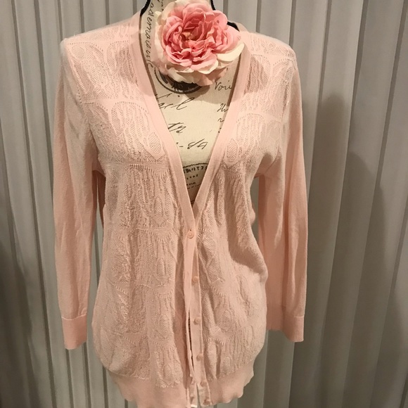 Women Baby Pink Cardigan - Picture 1 of 4